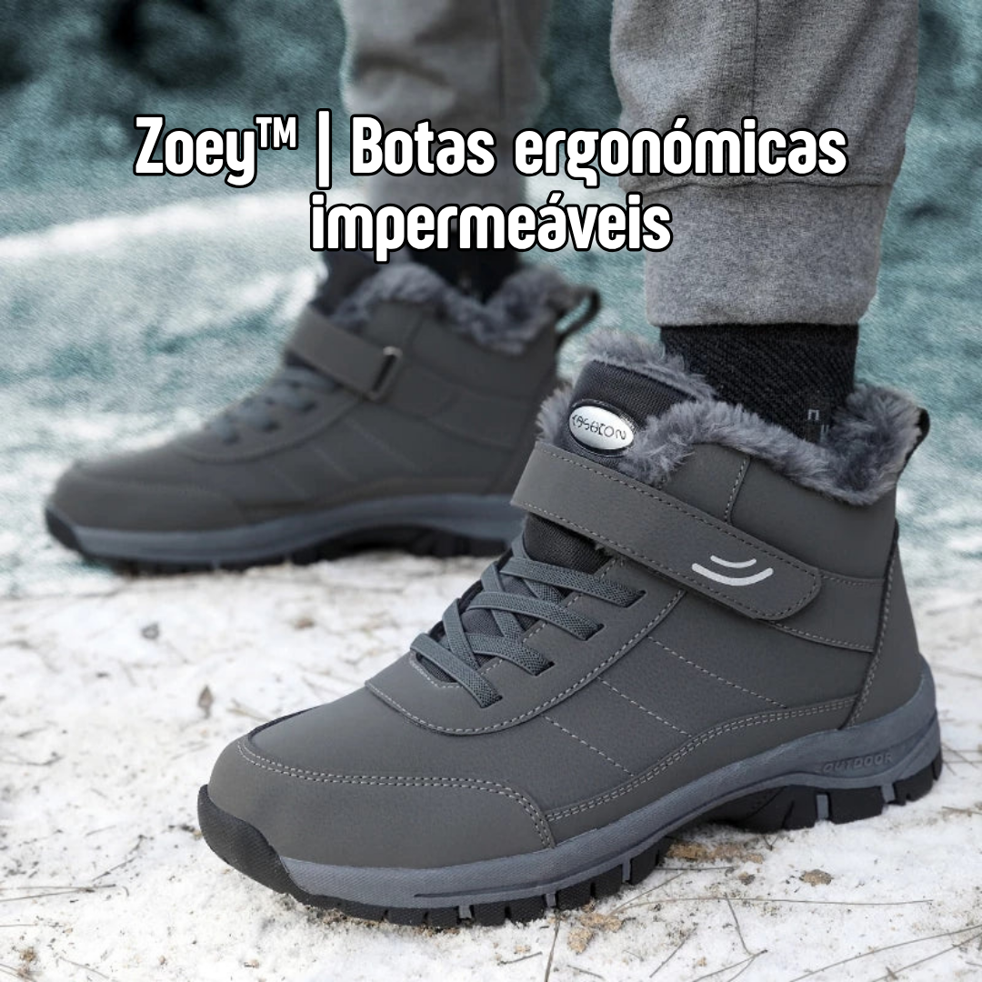 Zoey: Botas Ergonómicas Impermeáveis