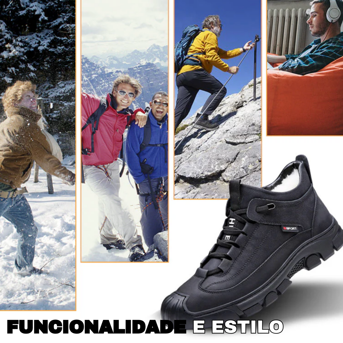 Fenrir: Sapatos nórdicos para homem