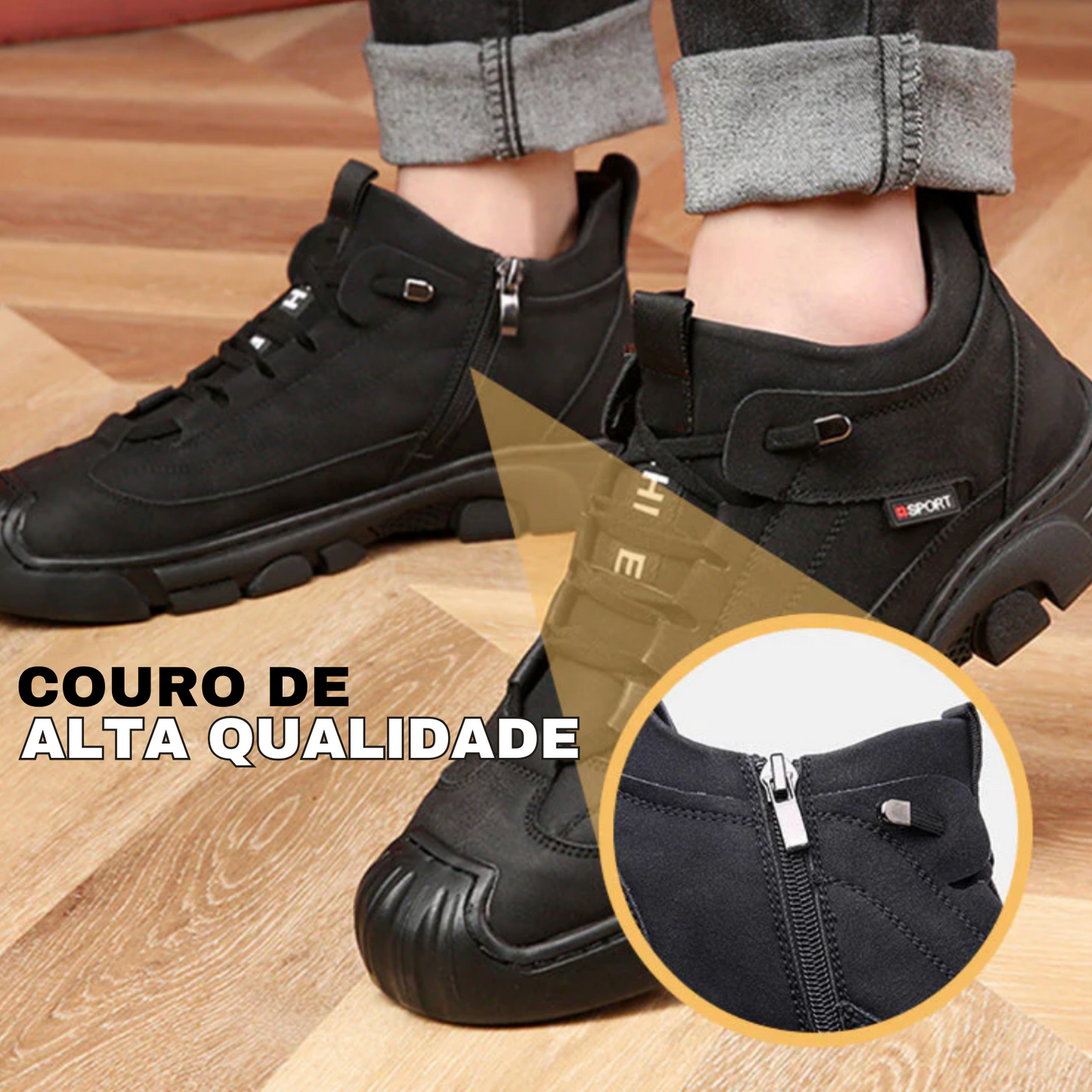 Fenrir: Sapatos nórdicos para homem
