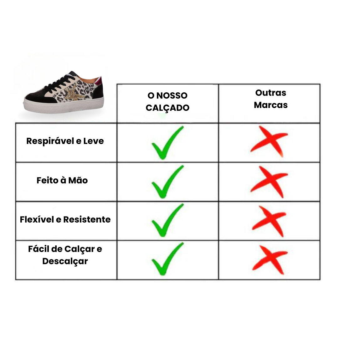 StarStep: Sapatilhas ortopédicas leves