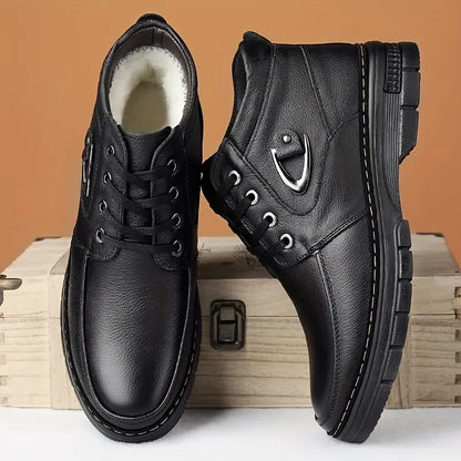 Imperio™ | Botas térmicas de couro para homem