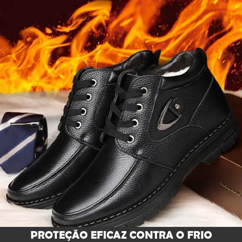 Imperio™ | Botas térmicas de couro para homem