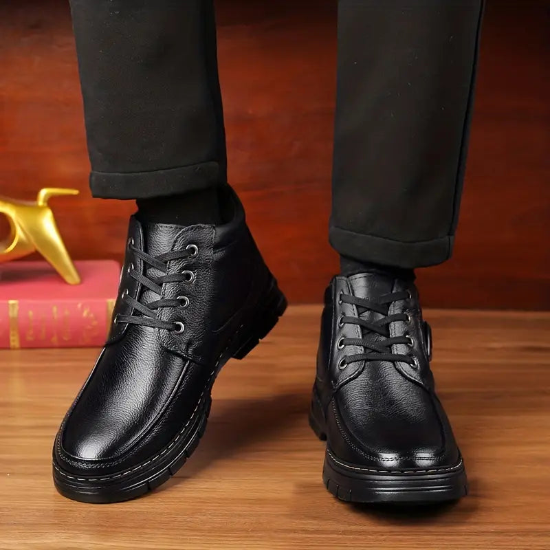 Imperio™ | Botas térmicas de couro para homem